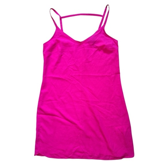 Lipsy Dresses & Skirts - Lipsy London Hot Pink Strappy Mini Dress Size 6 NWT